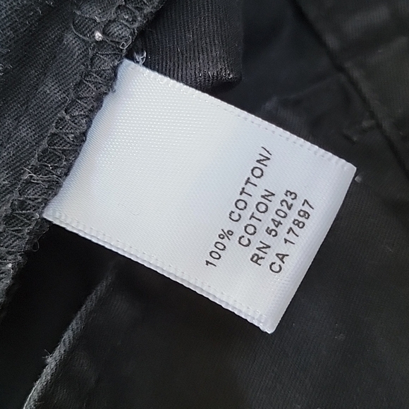 𝅺Banana Republic Martin Black Cropped Size 10 - Picture 7 of 8